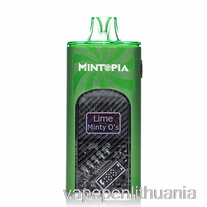 Mintopia Turbo 9000 Vienkartinis Lime Minty Os Vape Skystis